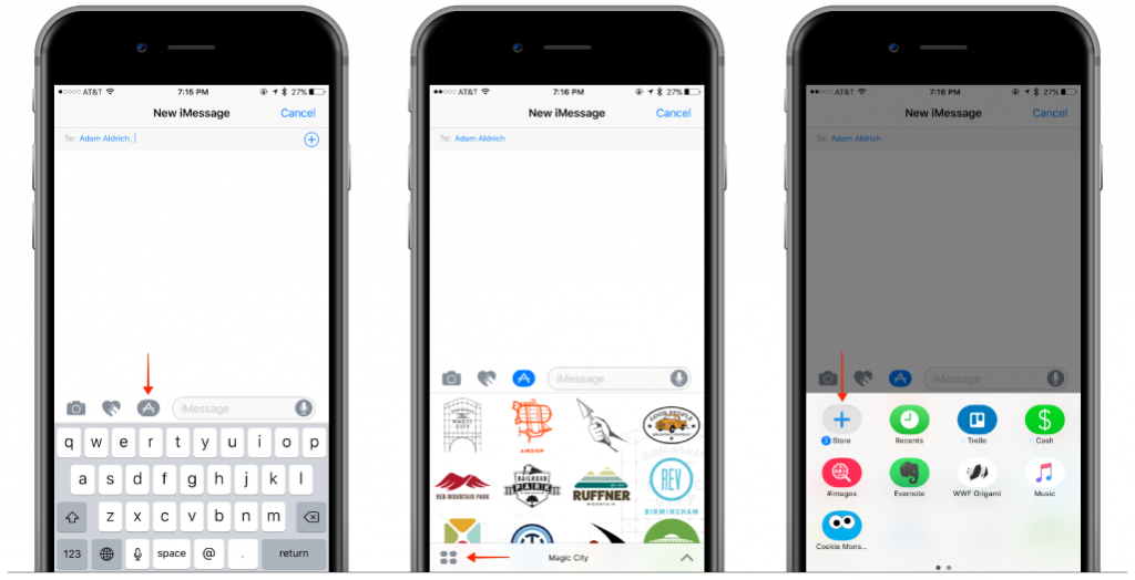 Install Magic City Stickers for iMessages - Steps 1-3