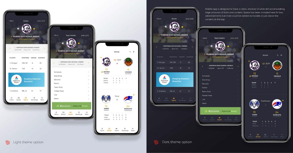 PureGame mobile app designed and developed by Airship