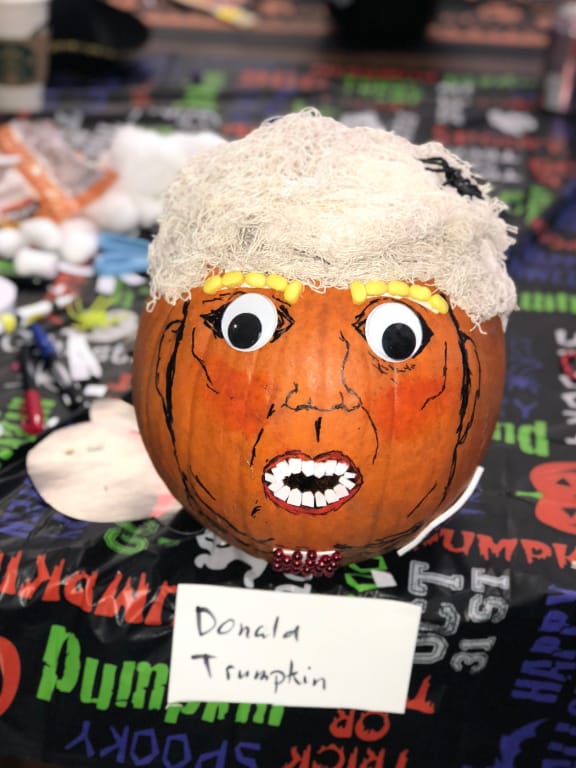 Airship Pumpkin Contest Winner - Donald Trumpkin