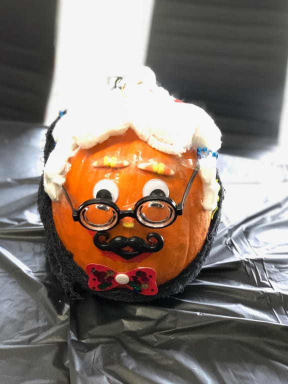 Airship Pumpkin Contest - Winner of Most Hipster Pumpkin!