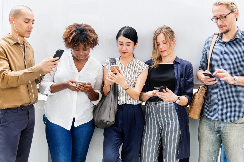 minimum viable product group looking at phones